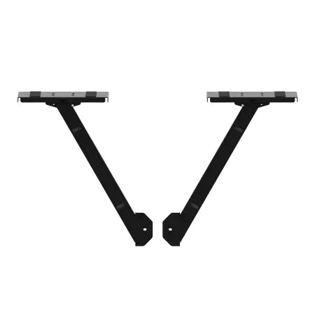 ProX XZF-B3 SIDE SHELF BL | BLACK Side Mounting Shelf for DJ Table Workstation