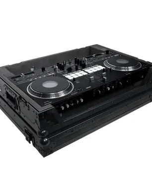ProX XS-DDJREV7WBL | Pioneer DDJ-REV7 Case w/ 1U | Black Flight Case with Glide Shelf