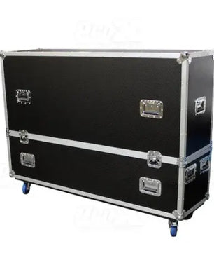 ProX XS-LCD7080WX2 | Universal 70–80″ TV Flight Case | Adjustable Side Wall & Locking Casters