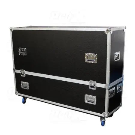 ProX XS-LCD7080WX2 | Universal 70–80″ TV Flight Case | Adjustable Side Wall & Locking Casters