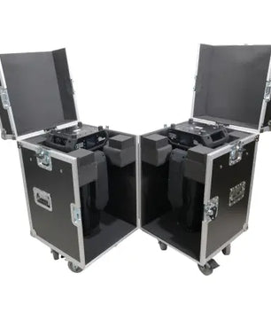 ProX XS-MH275X2W | Dual Moving Head Fixtures ATA Flight Style Road Case