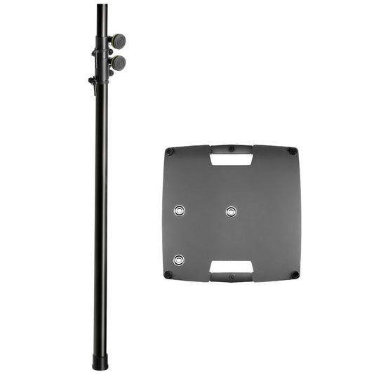 Gravity Stands LS431B XL | 11.5ft Double Extension Pole & Steel Base Stand Package