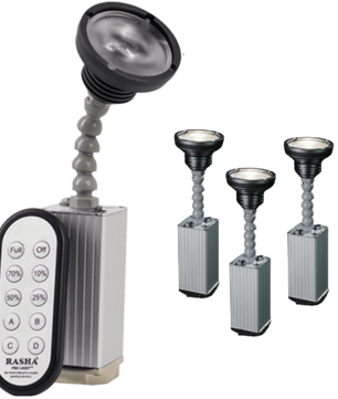 Rasha Bullet Pin Spot (Pack of 4) | 10 Watt, 3-15 Degrees