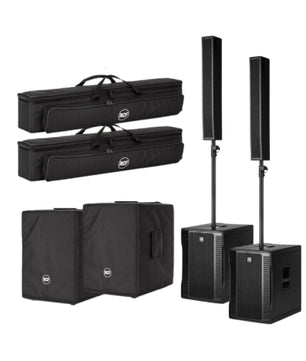 RCF Evox 12 Column Array | Covers Included | Portable 12″ Woofer PA System