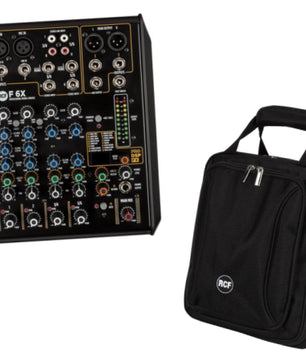 RCF F6X Pro Mixer with Bag