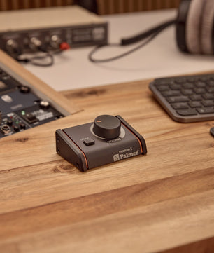 Palmer Monicon S G2 | Passive Volume Controller with Mono Switch | Compact RCA In/Out for Studio Use