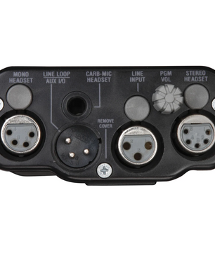 RTS BP325 BLACK | 2-Channel Portable Beltpack Station for RTS Two-Wire Intercom Systems