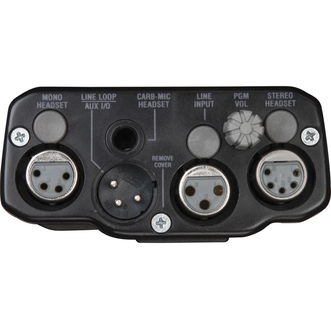 RTS BP325 BLACK | 2-Channel Portable Beltpack Station for RTS Two-Wire Intercom Systems