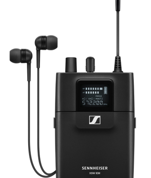 Sennheiser XSW IEM EK | Wireless Receiver + IE 4 Earbuds (Band A: 476-500MHz)