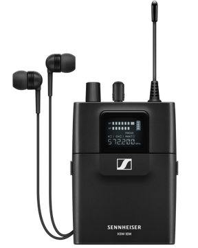 Sennheiser XSW IEM EK | Wireless Receiver + IE 4 Earbuds (Band A: 476-500MHz)