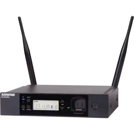 Shure GLXD4R+ Z3 | Dual-Band Rackmount Wireless Receiver | 2.4 & 5.8GHz with Smart Channel Switching