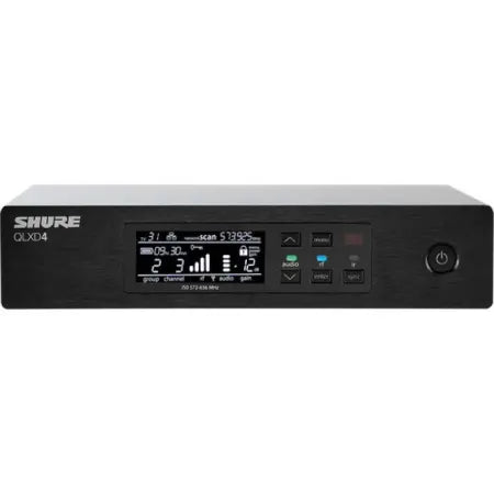 Shure QLXD4-G50 | Digital Wireless Receiver (G50: 470-534 MHz)