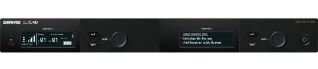 Shure SLXD4D-G58 Dual-Channel Digital Wireless Receiver