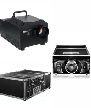 Smoke Factory SF-0040 Carpet Crawler + Spock | CO2 Based Low Lying Fogger Bundle with Case