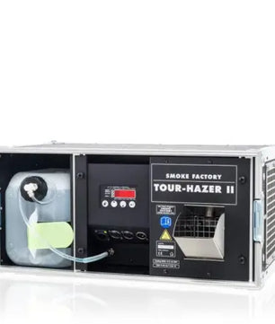Smoke Factory SF-0066 Tour Hazer II SF Black | 1500W Hazer w/ Flight Case (120V) | Water-Based Touring Hazer