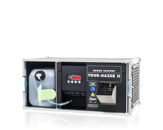 Smoke Factory SF-0066 Tour Hazer II SF Black | 1500W Hazer w/ Flight Case (120V) | Water-Based Touring Hazer