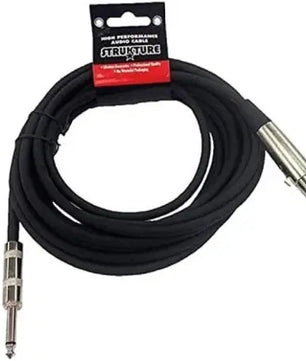 Strukture SMCHZ20 | 20ft XLR Female to 1/4in Mic Cable