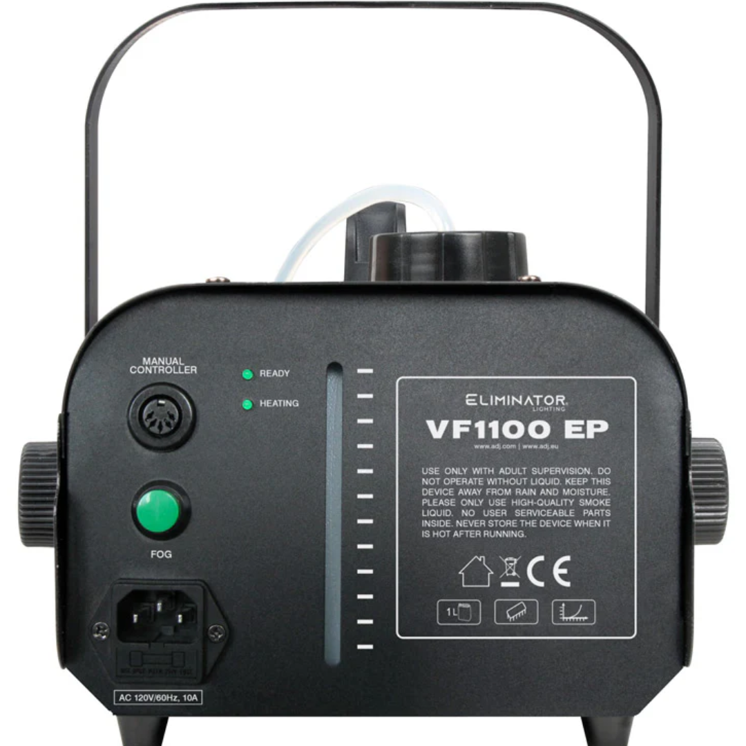 Eliminator VF1100 EP | 850W Fog Machine - 9,000 CFM Output | Wired & Wireless Remotes Included