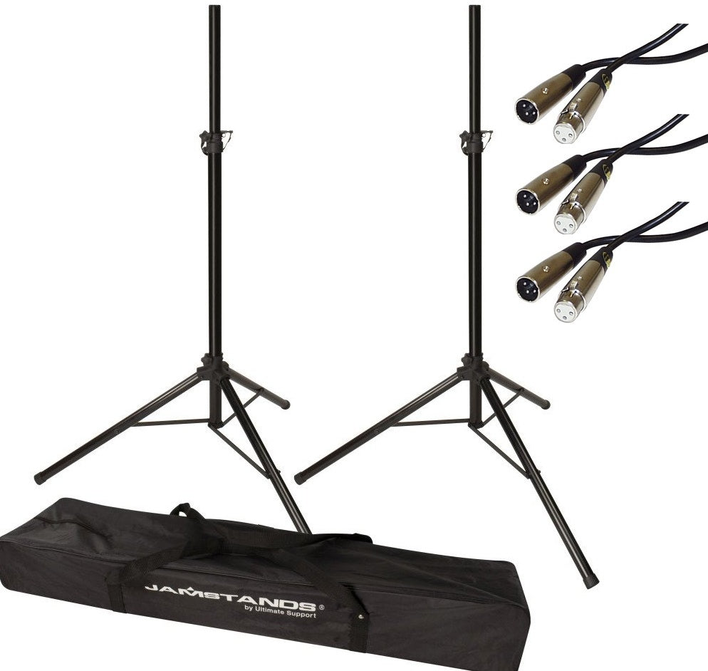 Ultimate Support JAM Stands and XLR to XLR Cables