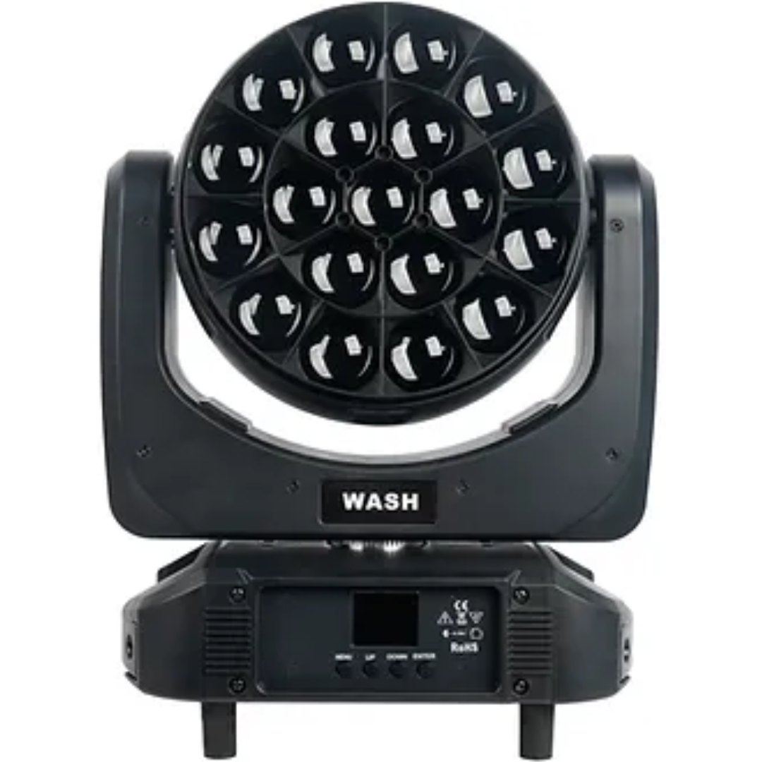 Crisp Stella Wash 1920F | 350W RGBW LED Wash with Zoom | Pixel Mapping & Quiet Operation