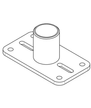 VOID Acoustics T75 - Pole Bracket - White