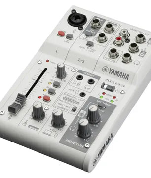 Yamaha AG03MK2 W | White 3-Channel Mixer