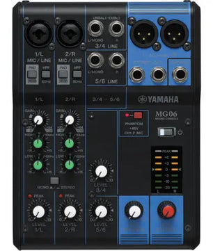 Yamaha MG06 | Ins: 2 Mic, 2 Line