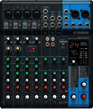 Yamaha MG10XU | Ins: 4 Mic, 3 Line - Effects