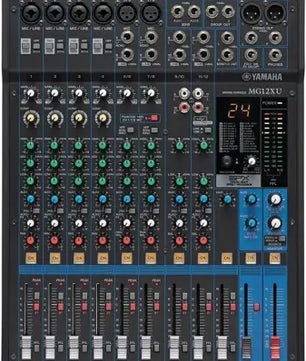 Yamaha MG12XU | Mixer with 6 Mic + 2 Stereo Inputs | USB, Effects & Compression