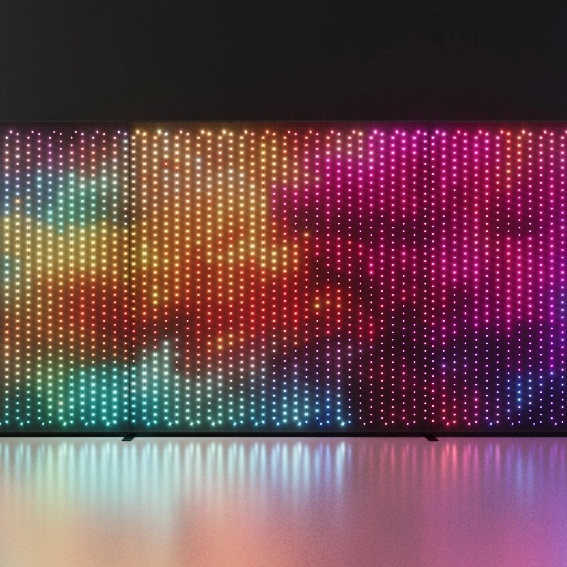 Twinkly Lightwall | Pixel LED Backdrop Wall | App-Controlled RGB Effects for Events & DJs