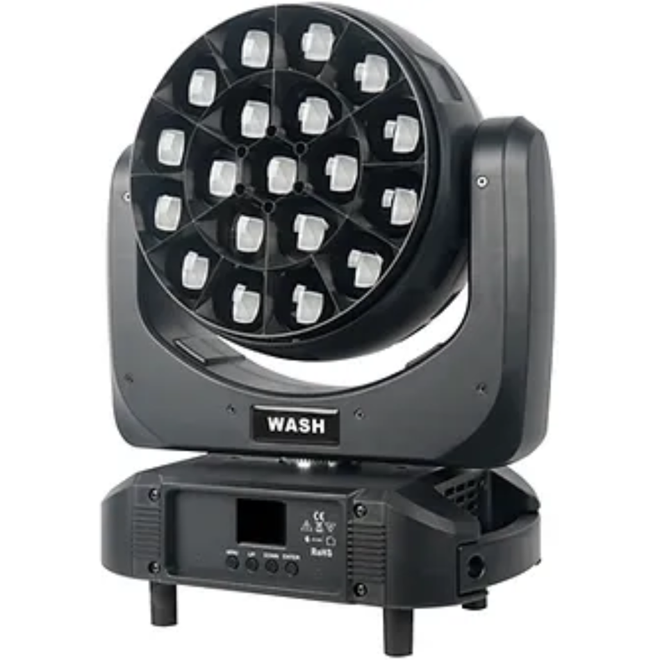 Crisp Stella Wash 1920F | 350W RGBW LED Wash with Zoom | Pixel Mapping & Quiet Operation