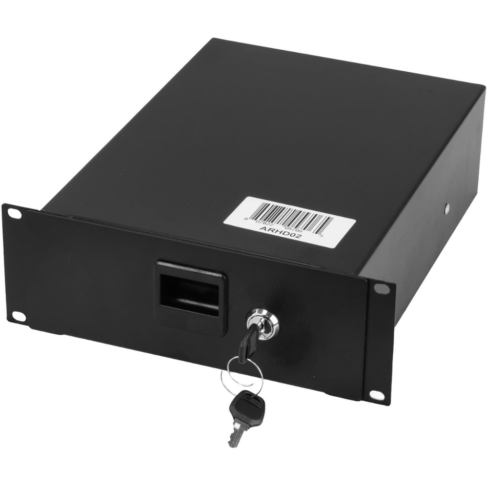 Odyssey ARHD02 | 2U Lockable Half-Rack Mount Accessory Drawer