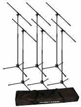 Ultimate Support JS-MCFB6PK | 6pc Boom Mic Stands